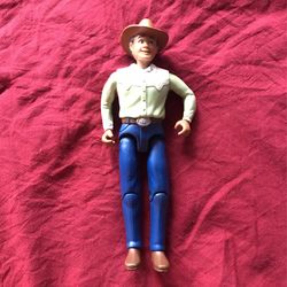 2001 Loving Family Cow Boy Figure